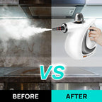 Redhut [2026] Handheld Pressurized Multifunctional Steam Cleaner, equipped with 12 accessories, powerful and efficient.